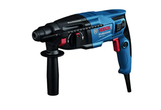 Bosch Concrete, Steel & Wood Gbh 220 Corded Electric Professional Rotary Hammer (720Watt , 2.0J, 2.3 Kg)