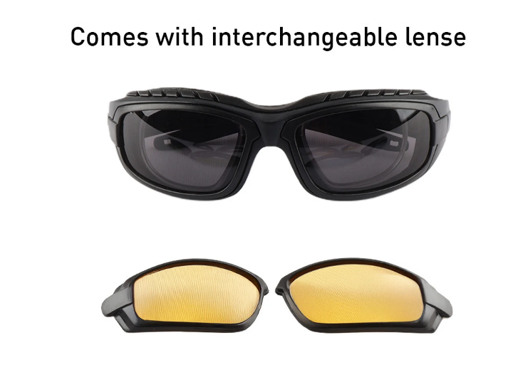 Mallcom Avior Safety Goggles with changeable Lenses Power Tool, Welding, Wood-working, Laboratory  Safety Goggle (Free-size)