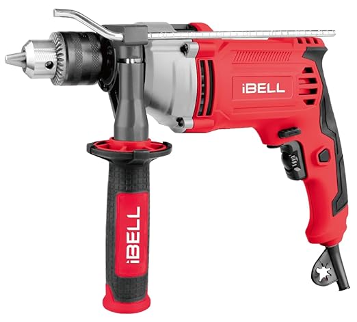 IBELL Industrial Impact Drill ID13-30,1100W, Copper Armature, Chuck 13mm manual, 0-3000 RPM, 2 mode selector, Forward/Reverse with variable speed Visit the IBELL TOOLS Store